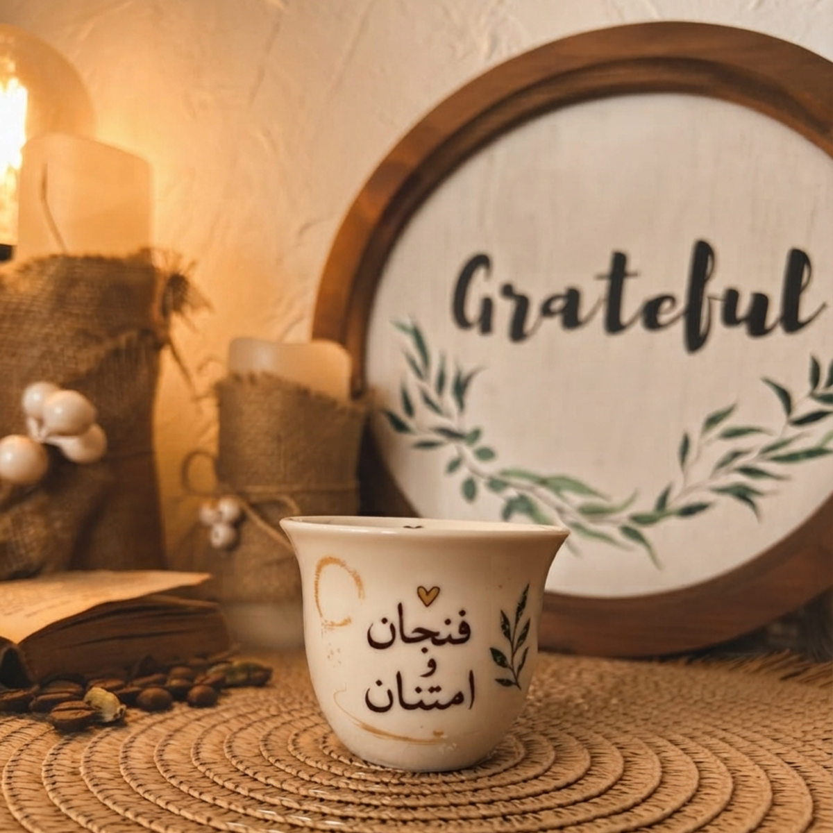 Inspirational Arabic Coffee Cups