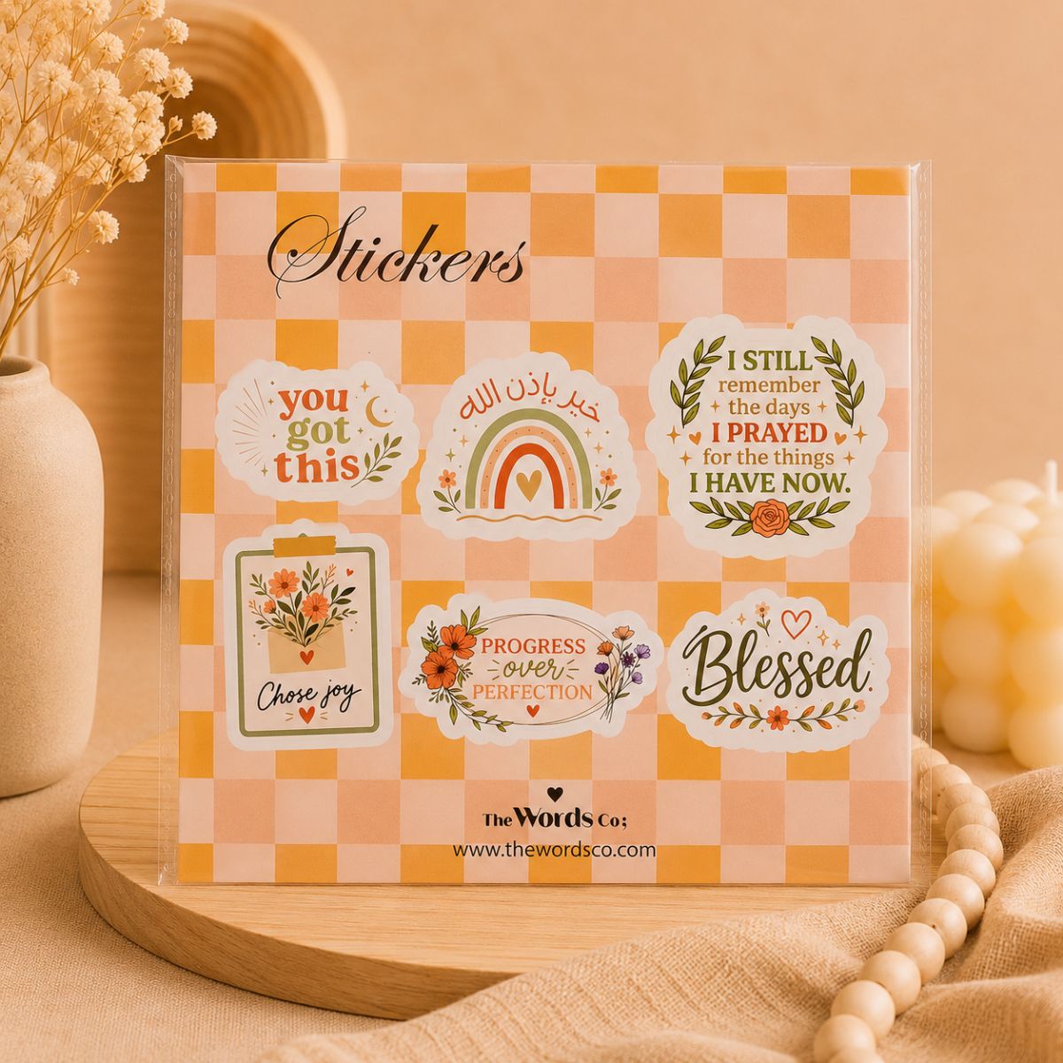 Positive & Inspirational Sticker Pack - 12 Designs