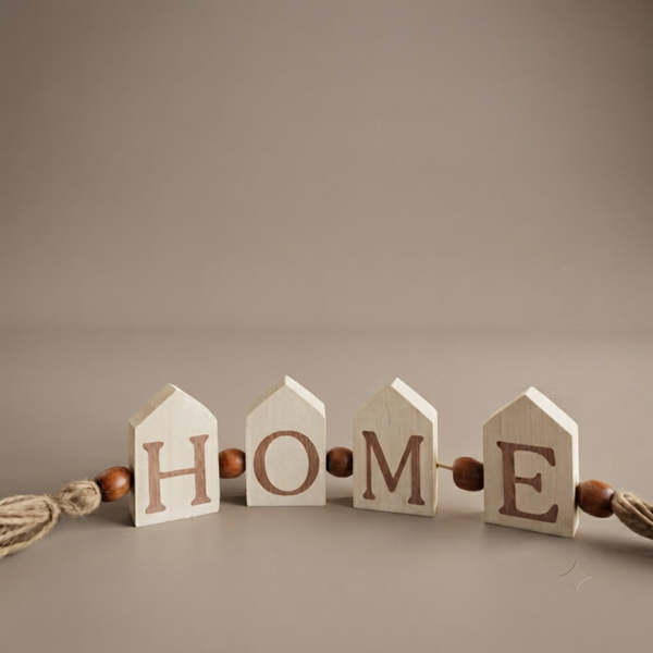 Home House Wood Blocks