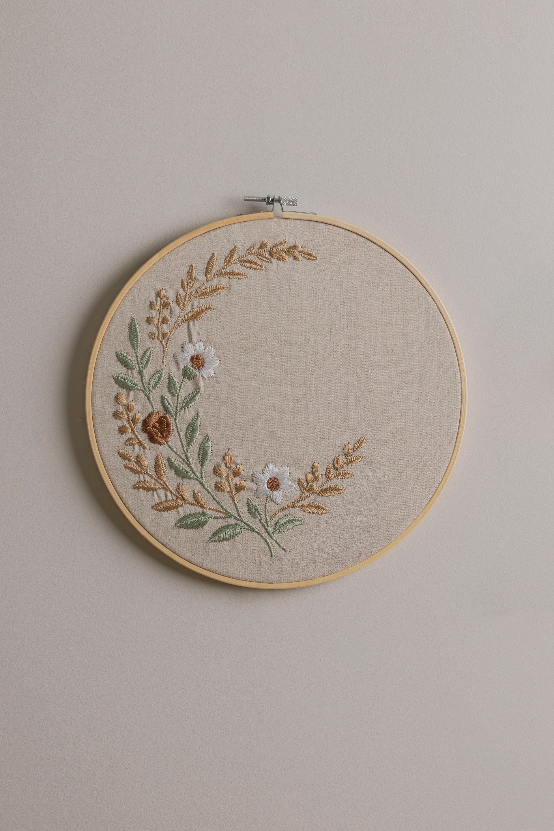 Round Bloom Embroidery