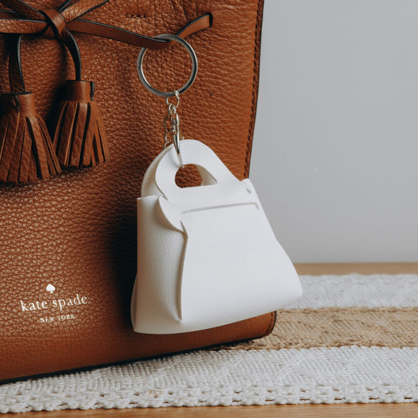Chic Mini Tote AirPods Case with Keychain