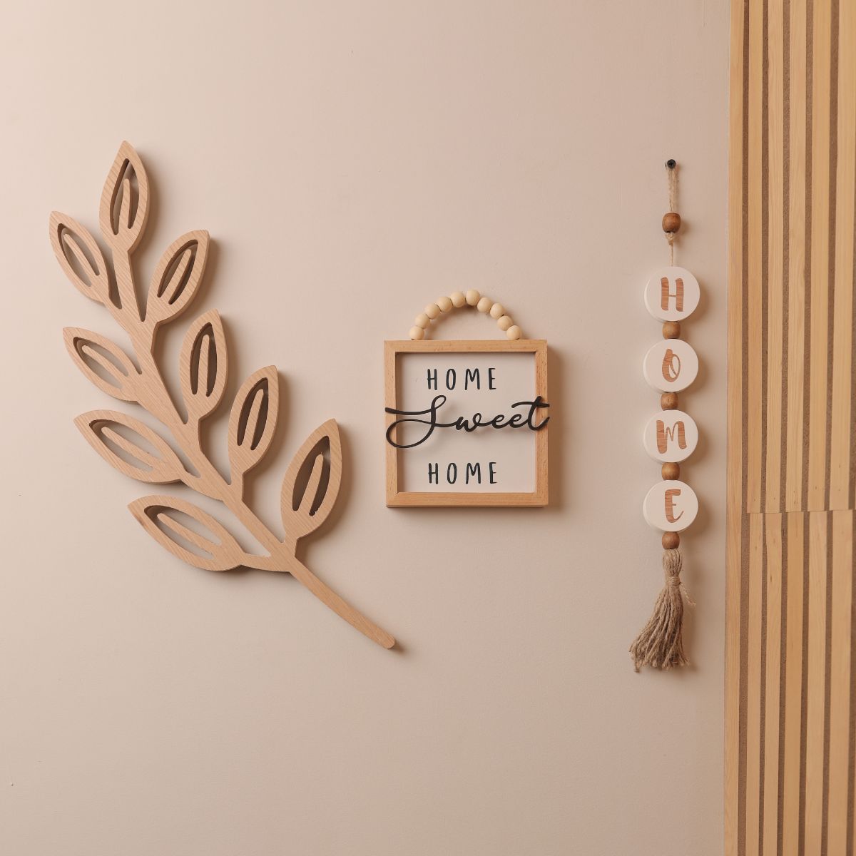 Wooden Leaf Wall Decor - Swedish Wood